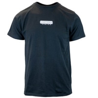 Utah state aggies small embroidered logo black unisex tshirt
